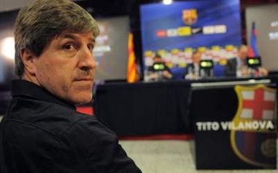 Roura is replacing Tito Vilanova as Barcelona head coach