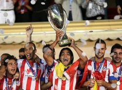 Radamel Falcao inspired Atletico Madrid to glory in the UEFA Europa League and UEFA Super Cup in 2012.