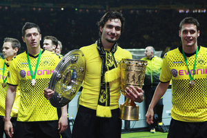 Borussia Dortmund won both the German Bundesliga and the DFB Pokal at Bayern Munchen's expense in 2012.