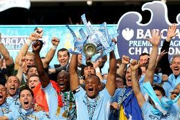 Manchester City won the 2011/12 English Premier League title on May 13, 2012.