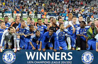 Chelsea won the UEFA Champions League for the first time in their history on May 19, 2012.