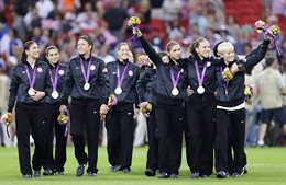 USA won gold at the 2012 Summer Olympic Games after beating Japan on August 9, 2012.