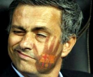 2012 Funny Football Pictures - Video Compilation by AngIKE Entertainment. Jose Mourinho gets a hard Barcelona slap on his cheek.