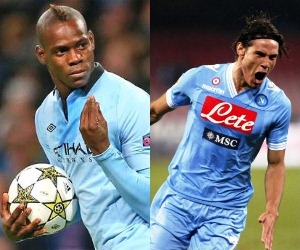 Manchester City transfer target Edison Cavani wishes to play with Manchester City's Mario Balotelli.