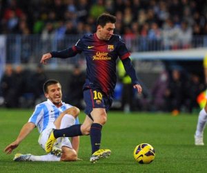 Barcelona will look to bounce back against Malaga in the second leg of the Spanish Copa del Rey quarter-finals.