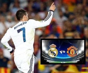 Number 7 star player Cristiano Ronaldo is poised to decide Real Madrid vs Manchester United on Wednesday, February 13, 2013.