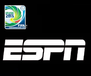 ESPN will air all 12 group stages matches live from the 2013 FIFA Confederations Cup in Brazil between June 15 and June 23.