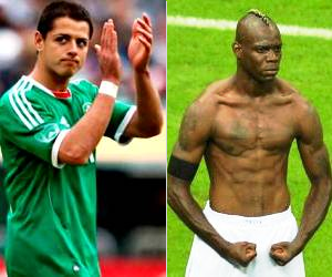 Watch Mexico vs Italy live as Chicharito and Mario Balotelli come head to head on Sunday, June 16, 2013.