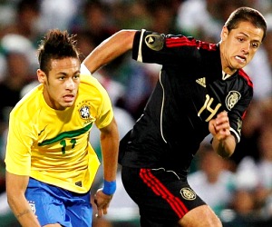 Brazil vs Mexico is a battle between Neymar and Chicharito.