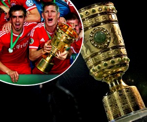 Bayern Munich start the defence of their DFB Pokal title away to Schwarz-Weiß Rehden.