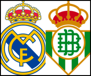 Real Madrid vs Real Betis kicks off at 15:00 ET on Sunday, August 18, 2013.