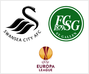 Swansea City host St. Gallen three weeks after demolishing Valencia in the UEFA Europa League.