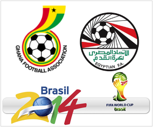 Ghana vs Egypt will be live in USA and other countries on Tuesday, October 15, 2013.