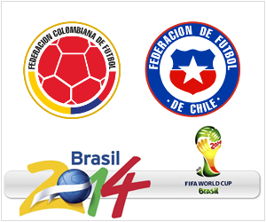 Colombia could reach the 2014 FIFA World Cup by avoiding defeat at home to Chile on Friday, October 11, 2013.