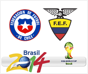 Chile and Ecuador would both qualify automatically for the 2014 World Cup with a draw ahead of Uruguay. 