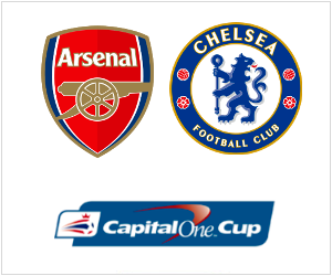 Arsenal vs Chelsea is the biggest match of this round in the Capital One Cup