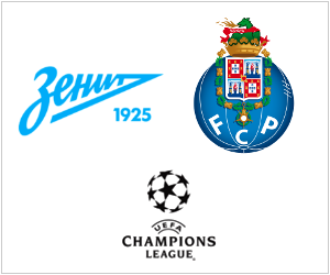 Zenit will host Porto in the first Champions League match of the day.