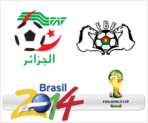 Algeria and Burkina Faso will face off on November 19, 2013 for the last African spot available at the 2014 FIFA World Cup.