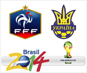 France must beat Ukraine 3-0 to reach the 2014 FIFA World Cup.