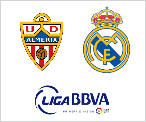 Real Madrid will play away to Almeria on November 23, 2013 in La Liga.