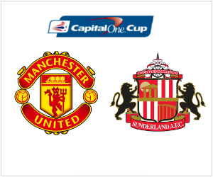 Man United will host Sunderland in the League Cup on January 22, 2014.