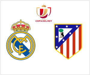 Real Madrid vs Atletico - Copa del Rey match on February 5, 2014