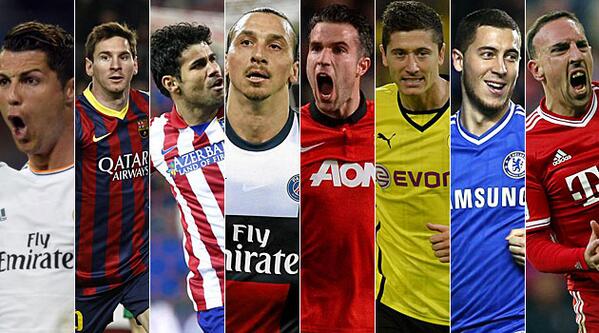 Champions League Last 8 superstars 