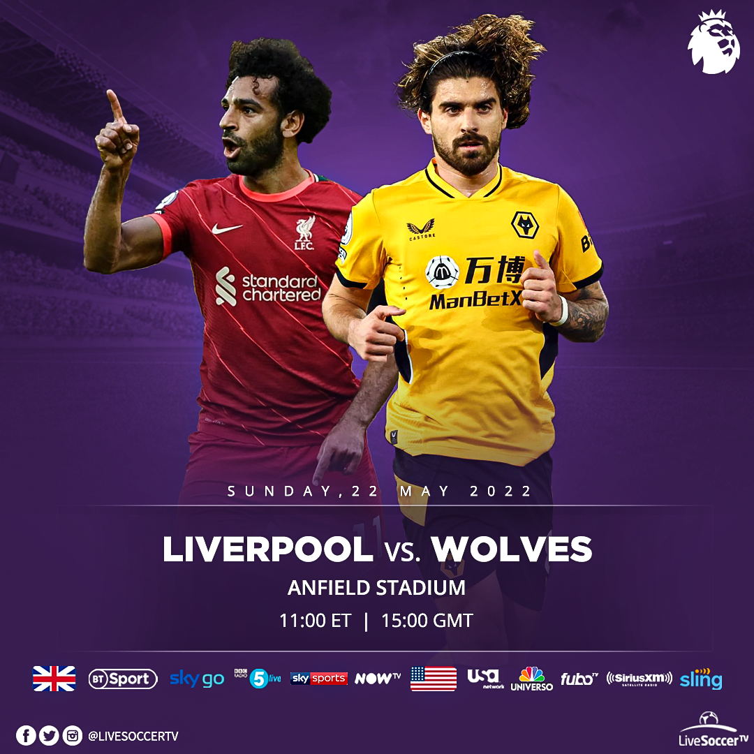 Liverpool, Wolves, English Premier League, Broadcast Listings