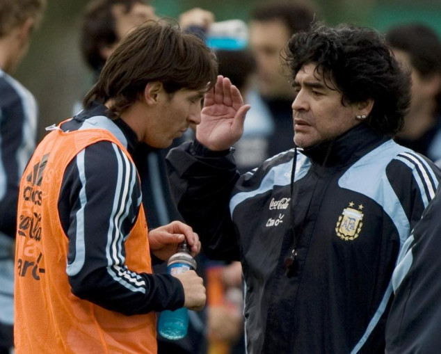 FIFA World Cup, World Cup 2010, Argentina, Lionel Messi, Diego Maradona