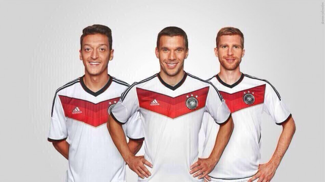 FIFA World Cup, World Cup 2014, Mesut Ozil, Per Mertesacker, Lukas Podolski