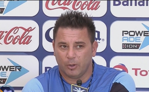 Coach Antonio Mohamed during a press conference at Club America