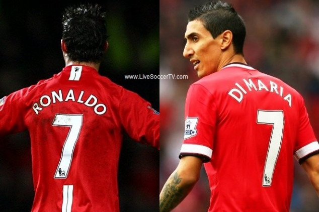 Ronaldo and Di Maria are both icons of Manchester United's number 7