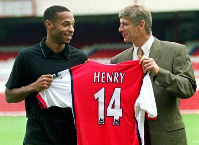 Thierry Henry, Arsene Wenger, Arsenal, English Premier League