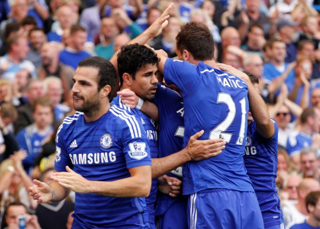 Cesc Fabregas, Diego Costa, Nemanja Matic, Chelsea, Arsenal, English Premier League