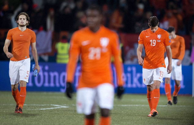 Klans Huntelaar, Daley Blind, Netherlands, Iceland, Euro 2016 Qualifying 