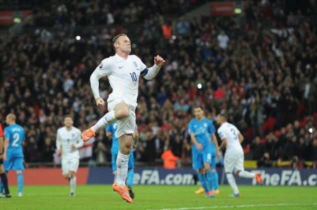 Wayne Rooney, England, Manchester United, Slovenia, Euro 2016 Qualifying 
