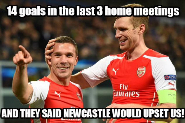 Lukas Podolski, Per Mertesacker, Arsenal, Newcastle, English Premier League