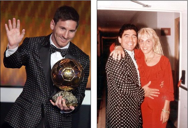 Lionel Messi, Diego Maradona, Ballon d'Or, Barcelona, UEFA Champions League