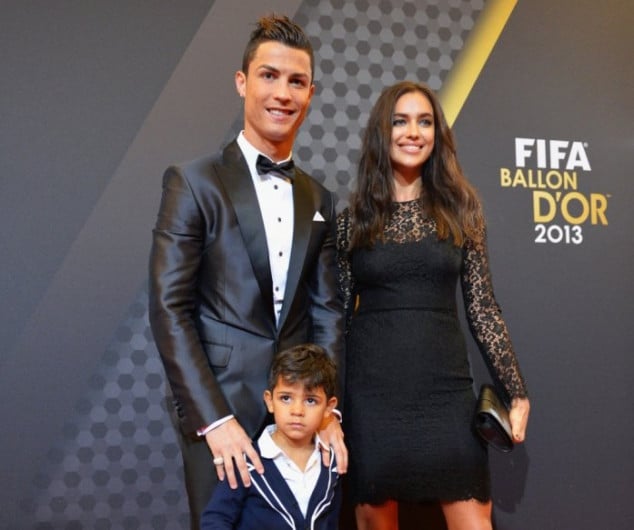 Cristiano Ronaldo, Cristiano Ronaldo Jr., Irina Shayk, Real Madrid, Ballon d'Or 2013