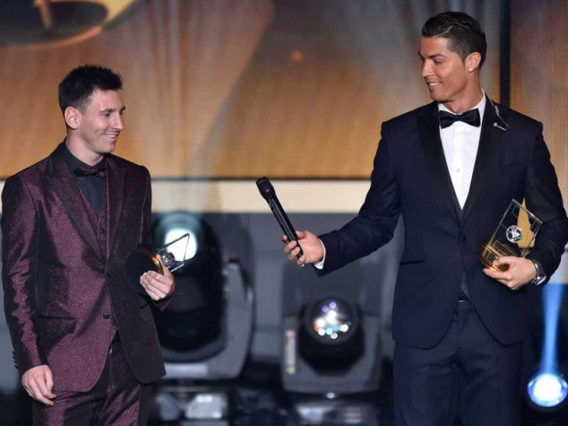 Lionel Messi, Cristiano Ronaldo, Barcelona, Real Madrid, Ballon d'Or 2014, FIFA Ballon d'Or