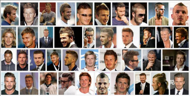David Beckham haircuts
