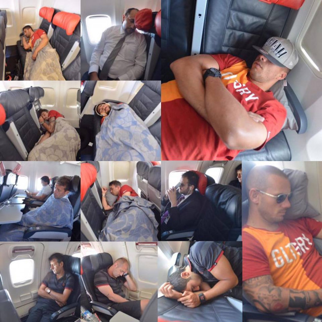 Garatasaray in plane to play Real Madrid
