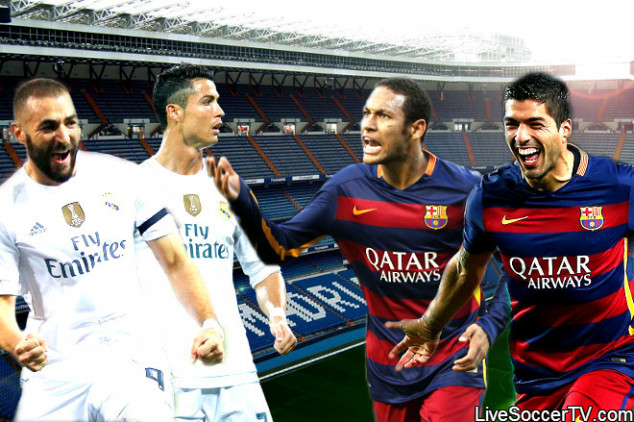 KArim Benzema, Cristiano Ronaldo, Neymar, Luis Suarez, Real Madrid, Barcelona, El Clasico