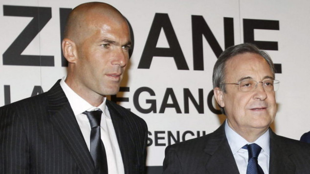 Zinedine Zidane, Florentino Perez, Real Madrid, La Liga