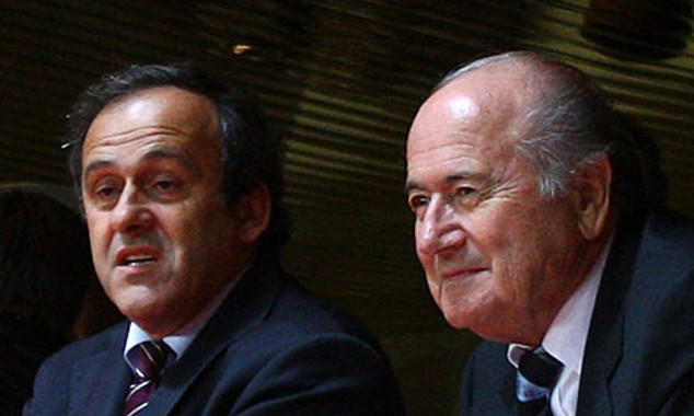 Michel Platini, Sepp Blatter, UEFA, FIFA