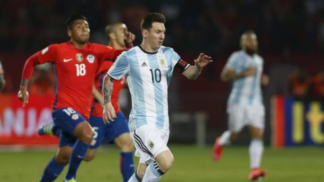 Lionel Messi, Chile, Argentina, World Cup Qualifying