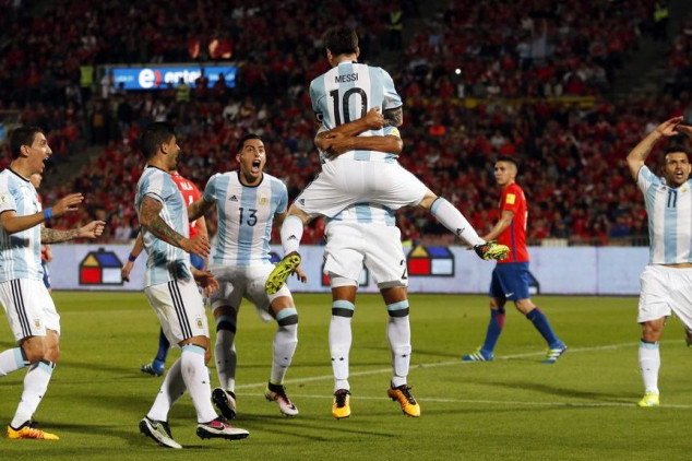 Barcelona's Lionel Messi was instrumental in Argentina's victory against Chile in Round 5.