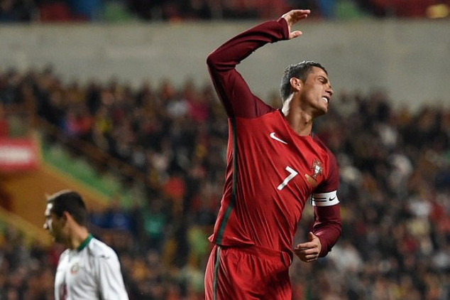Cristiano Ronaldo had a penalty saved in Portugal's friendly against Bulgaria.