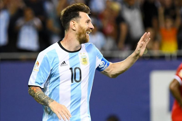 Lionel Messi was the scorer of a hat-trick in the group stage of the Copa America 2016 for Argentina.
