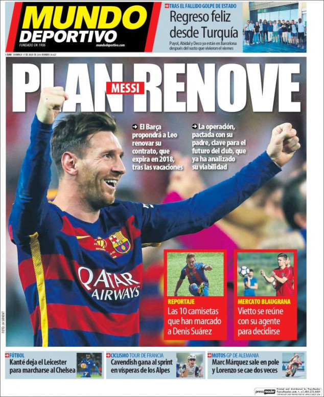 Lionel Messi, Barcelona, Mundo Deportivo, La Liga